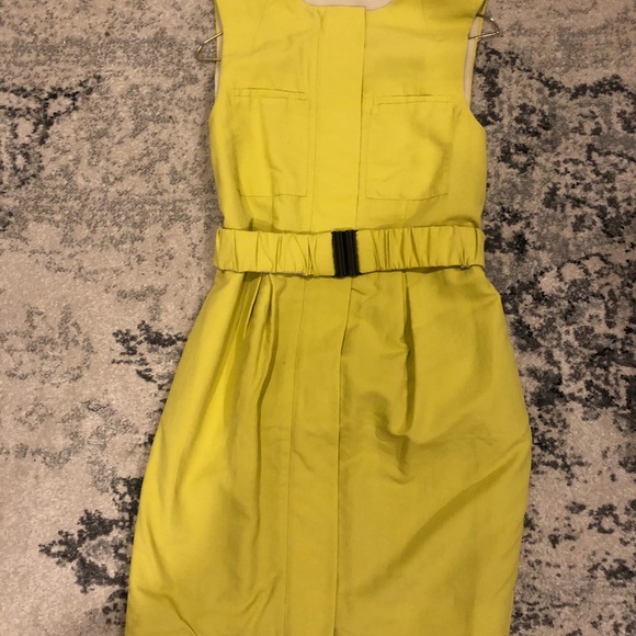 asos lime green dress